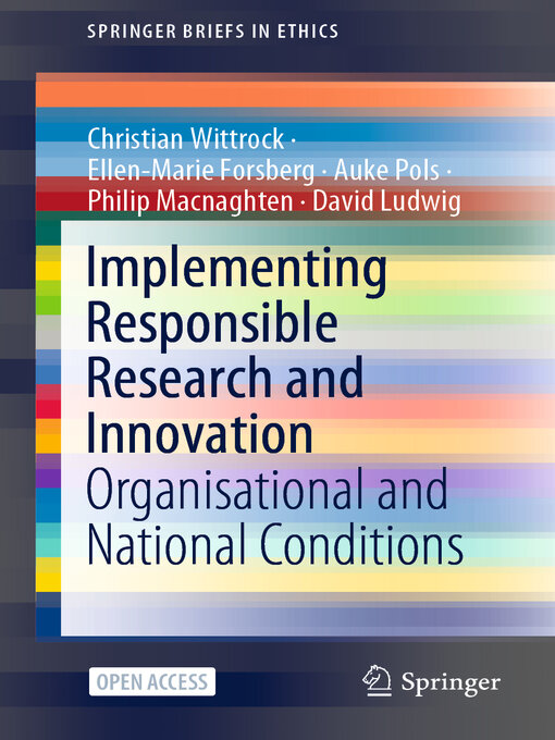 Title details for Implementing Responsible Research and Innovation by Christian Wittrock - Available